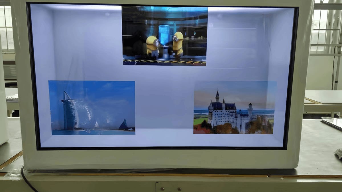 透明液晶屏展示柜-led透明櫥窗展示柜