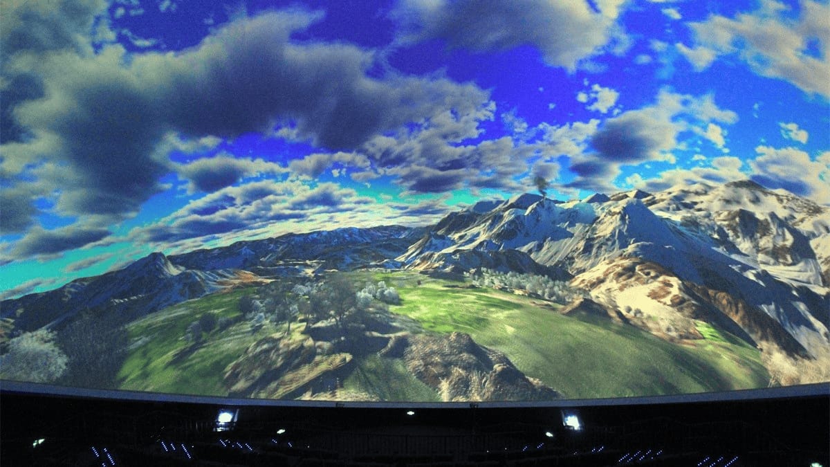 多媒體球幕投影-球幕互動投影系統